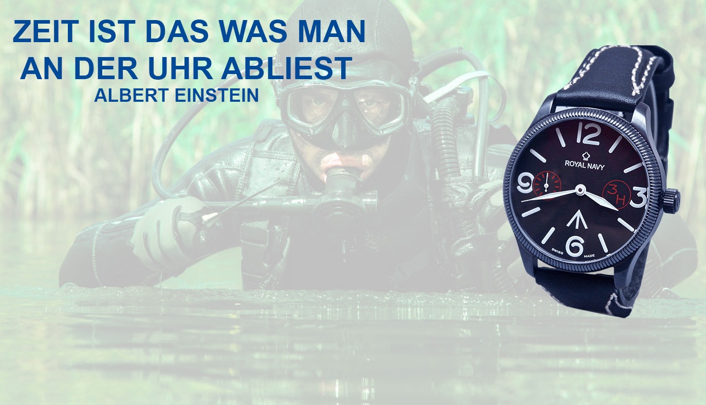 ORFINA Royal Navy watch in use